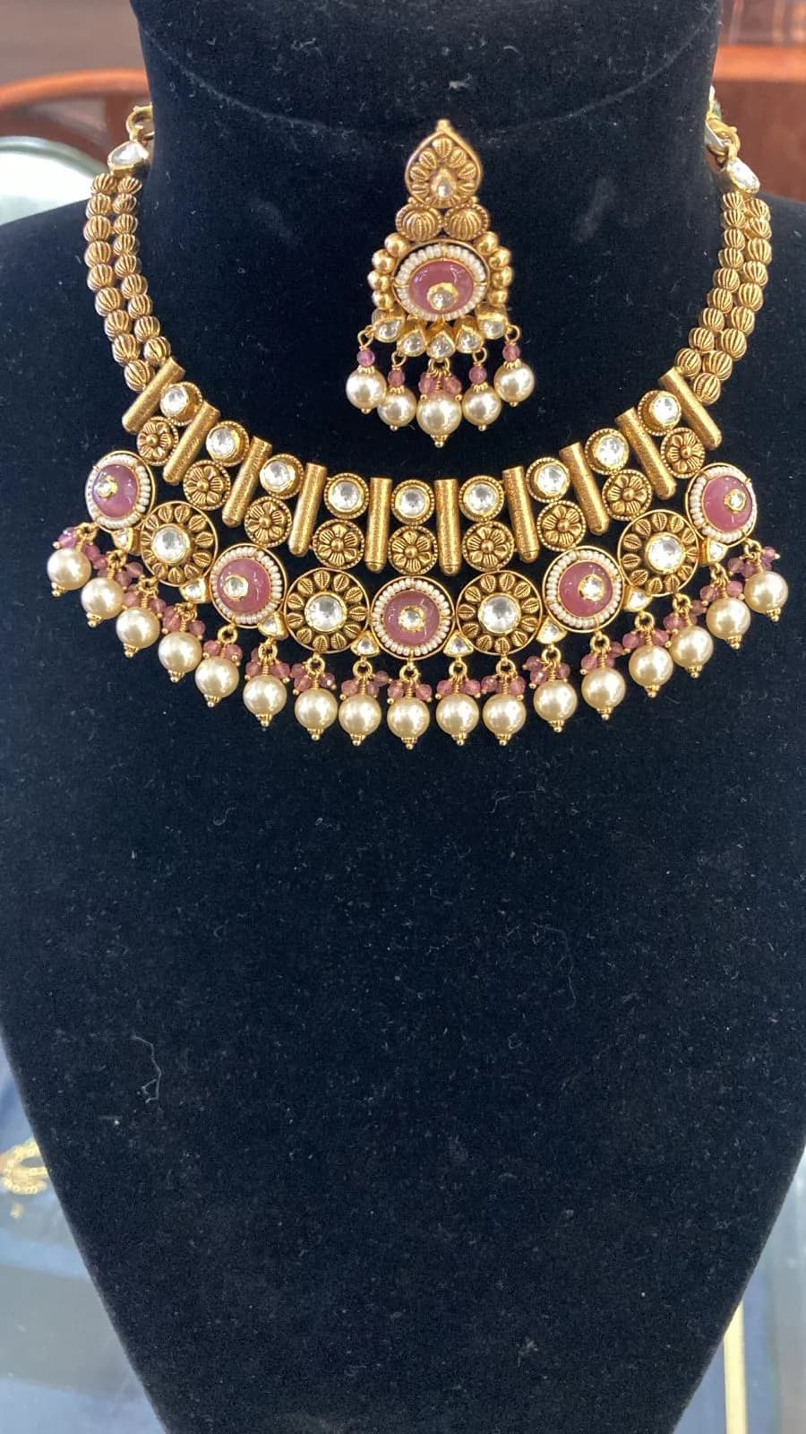 Traditional antique gold ornament